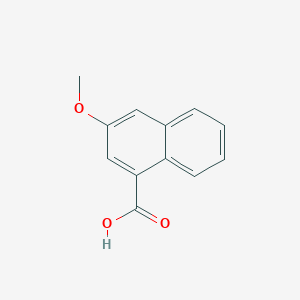 molecular formula C12H10O3 B181880 3-Methoxynaphthalene-1-carboxylic acid CAS No. 147397-60-2