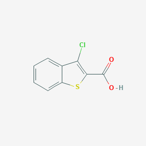 molecular formula C9H5ClO2S B181881 3-Chlorobenzo[b]thiophene-2-carboxylic acid CAS No. 21211-22-3