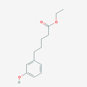 molecular formula C13H18O3 B181882 Ethyl 5-(3-hydroxyphenyl)pentanoate CAS No. 143536-52-1