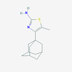 molecular formula C14H20N2S B181887 4-Adamantan-1-yl-5-methyl-thiazol-2-ylamine CAS No. 201992-89-4