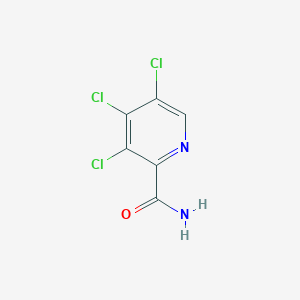 molecular formula C6H3Cl3N2O B181890 3,4,5-Trichloropyridine-2-carboxamide CAS No. 202192-84-5