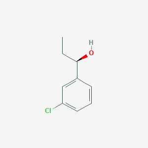 molecular formula C9H11ClO B181896 (1R)-1-(3-chlorophenyl)propan-1-ol CAS No. 112777-67-0