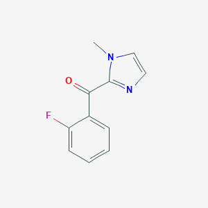 molecular formula C11H9FN2O B181903 (2-Fluorophenyl)(1-methyl-1H-imidazol-2-YL)methanone CAS No. 30148-19-7