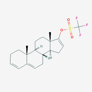 molecular formula C20H25F3O3S B181908 Androsta-3,5,16-trien-17-ol Trifluoromethanesulfonate CAS No. 154229-36-4