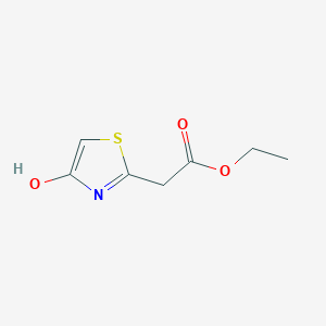 molecular formula C7H9NO3S B181909 Ethyl 2-(4-hydroxythiazol-2-yl)acetate CAS No. 79878-57-2