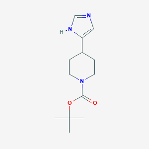 molecular formula C13H21N3O2 B181910 tert-Butyl 4-(1H-imidazol-4-yl)piperidine-1-carboxylate CAS No. 152241-38-8