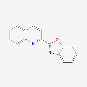 molecular formula C16H10N2O B181911 2-Quinolin-2-yl-1,3-benzoxazole CAS No. 24613-96-5