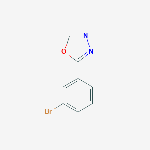 molecular formula C8H5BrN2O B181924 2-(3-Bromophenyl)-1,3,4-oxadiazole CAS No. 5378-34-7