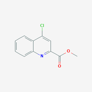 molecular formula C11H8ClNO2 B181925 4-氯喹啉-2-甲酸甲酯 CAS No. 114935-92-1