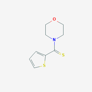 molecular formula C9H11NOS2 B181926 吗啉-4-基(噻吩-2-基)甲硫酮 CAS No. 6391-98-6