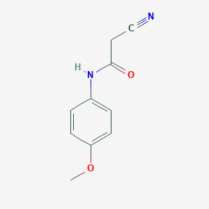 molecular formula C10H10N2O2 B181935 2-氰基-N-(4-甲氧基苯基)乙酰胺 CAS No. 5382-38-7