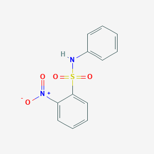 molecular formula C12H10N2O4S B181937 2-Nitro-N-phenylbenzenesulfonamide CAS No. 5454-97-7