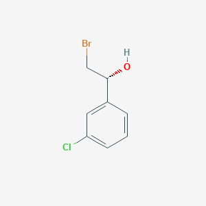 molecular formula C8H8BrClO B181938 (R)-1-(3-Chlorophenyl)-2-bromoethanol CAS No. 174699-77-5