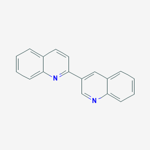 molecular formula C18H12N2 B181939 2,3'-Biquinoline CAS No. 612-81-7