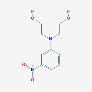 molecular formula C10H14N2O4 B181940 Ethanol, 2,2'-[(3-nitrophenyl)imino]bis- CAS No. 24812-82-6