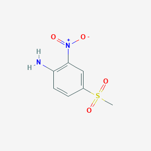 molecular formula C7H8N2O4S B181943 4-(甲磺酰基)-2-硝基苯胺 CAS No. 21731-56-6