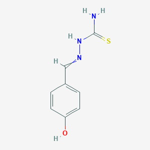 molecular formula C8H9N3OS B181946 4-羟基苯甲醛缩氨基硫脲 CAS No. 5339-74-2