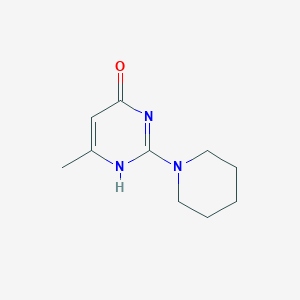 molecular formula C10H15N3O B181948 6-Methyl-2-(piperidin-1-yl)pyrimidin-4-ol CAS No. 42487-69-4