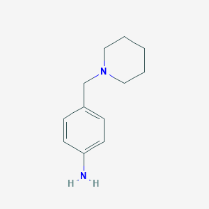 molecular formula C12H18N2 B181955 4-(哌啶-1-基甲基)苯胺 CAS No. 29608-05-7