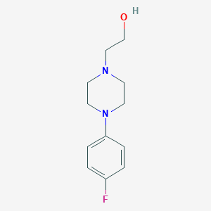 molecular formula C12H17FN2O B181959 2-[4-(4-Fluorophenyl)piperazin-1-yl]ethan-1-ol CAS No. 90096-38-1