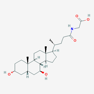 molecular formula C26H43NO5 B018196 Glycoursodeoxycholic acid CAS No. 64480-66-6