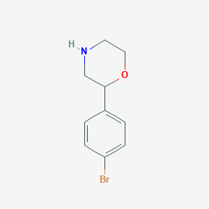 molecular formula C10H12BrNO B181960 2-(4-溴苯基)吗啉 CAS No. 83555-73-1