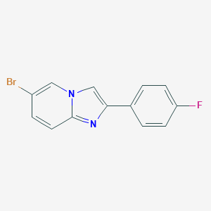 molecular formula C13H8BrFN2 B181961 6-Bromo-2-(4-fluorophenyl)imidazo[1,2-a]pyridine CAS No. 426825-66-3