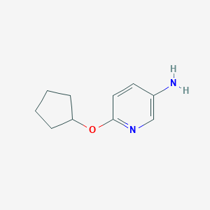 molecular formula C10H14N2O B181971 6-(Cyclopentyloxy)pyridin-3-amine CAS No. 748183-38-2