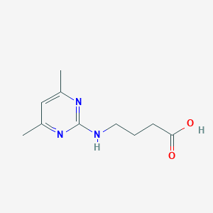 4-[(4,6-Dimethylpyrimidin-2-yl)amino]butanoic acid