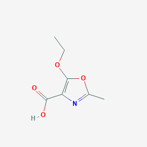 molecular formula C7H9NO4 B181982 5-Ethoxy-2-methyloxazole-4-carboxylic acid CAS No. 3357-56-0