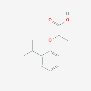 molecular formula C12H16O3 B181985 2-(2-Isopropylphenoxy)propanoic acid CAS No. 161790-37-0