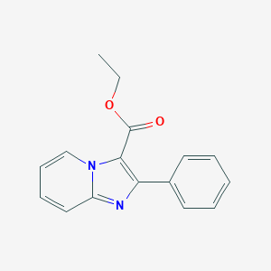 molecular formula C16H14N2O2 B181992 Ethyl 2-phenylimidazo[1,2-a]pyridine-3-carboxylate CAS No. 119448-82-7