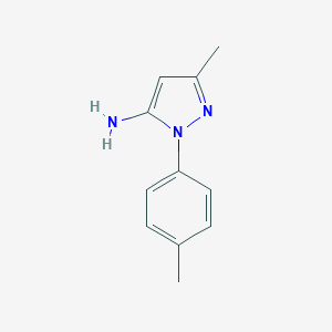molecular formula C11H13N3 B181993 5-Amino-3-methyl-1-p-tolylpyrazole CAS No. 62535-60-8