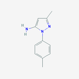 molecular formula C11H13N3 B181993 3-Methyl-1-(p-tolyl)-1H-pyrazol-5-amine CAS No. 62535-60-8