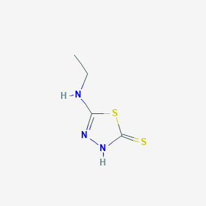 molecular formula C4H7N3S2 B181994 5-(Ethylamino)-1,3,4-thiadiazole-2-thiol CAS No. 55774-34-0