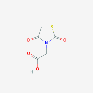 molecular formula C5H5NO4S B181996 (2,4-Dioxo-1,3-thiazolidin-3-yl)acetic acid CAS No. 31061-24-2