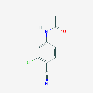 molecular formula C9H7ClN2O B182000 N-(3-chloro-4-cyanophenyl)acetamide CAS No. 22304-33-2