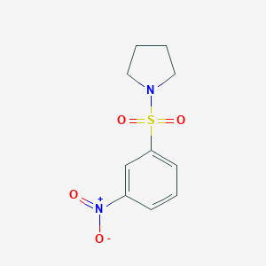 molecular formula C10H12N2O4S B182006 1-(3-Nitrophenylsulfonyl)pyrrolidine CAS No. 91619-30-6