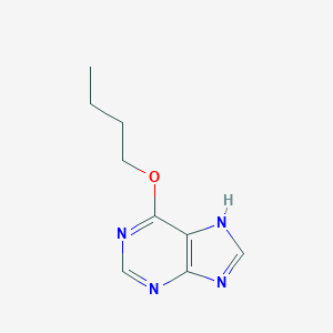 molecular formula C9H12N4O B182008 6-Butoxy-1H-purine CAS No. 5454-70-6