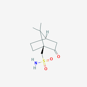 molecular formula C₁₀H₁₇NO₃S B018201 (1S)-10-樟脑磺酰胺 CAS No. 60933-63-3