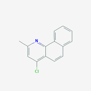 molecular formula C14H10ClN B182010 4-Chloro-2-methylbenzo[h]quinoline CAS No. 61773-04-4