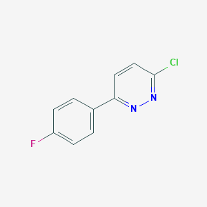 molecular formula C10H6ClFN2 B182014 3-氯-6-(4-氟苯基)吡啶嗪 CAS No. 66548-52-5