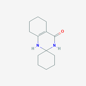 molecular formula C13H20N2O B182015 5',6',7',8'-tetrahydro-1'H-spiro[cyclohexane-1,2'-quinazolin]-4'(3'H)-one CAS No. 30152-60-4
