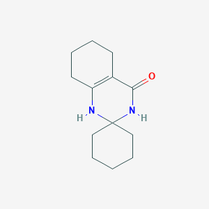 molecular formula C13H20N2O B182015 Spiro(cyclohexane-1,2'(1'H)-quinazolin)-4'(3'H)-one, 5',6',7',8'-tetrahydro- CAS No. 30152-60-4