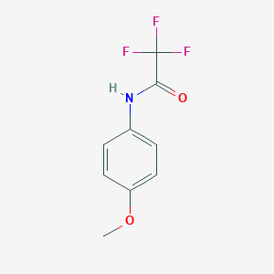 molecular formula C9H8F3NO2 B182028 2,2,2-Trifluoro-N-(4-methoxyphenyl)acetamide CAS No. 332-34-3