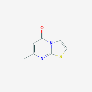 molecular formula C7H6N2OS B182030 7-Methyl-5H-[1,3]thiazolo[3,2-a]pyrimidin-5-one CAS No. 700-52-7