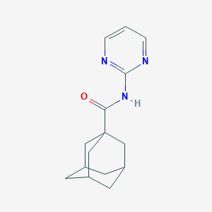 molecular formula C15H19N3O B182044 N-pyrimidin-2-yladamantane-1-carboxamide CAS No. 71458-46-3