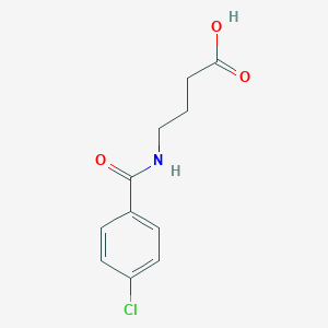 molecular formula C11H12ClNO3 B182068 4-(4-Chloro-benzoylamino)-butyric acid CAS No. 71455-51-1