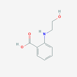 molecular formula C9H11NO3 B182072 2-[(2-Hydroxyethyl)amino]benzoic acid CAS No. 25784-00-3