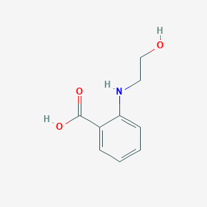 molecular formula C9H11NO3 B182072 2-((2-Hydroxyethyl)amino)benzoic acid CAS No. 25784-00-3